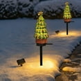 thumbnail image 6 of Christmas Decorations Clearance Fmlxio Solar Christmas Tree Ground Lights Resin Garden Patio Decor Ambiance Grass Lamp, 6 of 6