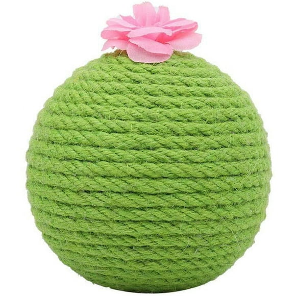 Cat Roly-Poly Scratcher Balls, Cactus Cat Scratcher, Motion Kitten Toy, Cat Treadmill , Interactive Tilting Toys for Cats and Kittens