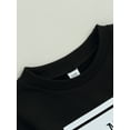 thumbnail image 5 of Bagilaanoe Toddler Baby Boy Casual Sweatshirt Long Sleeve Letter Print Pullover 3T 4T 5T 6T Kids Fall Loose Tee Tops, 5 of 8