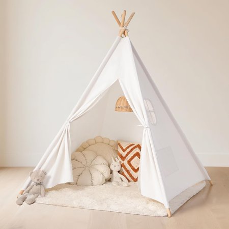 Kids Teepee Tent for Kids Kid Play Tents for Girls & Boys Gifts Playhouse for Indoor Outdoor Games Toddler Toys House for Baby (Tee Pee for Child)