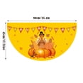 thumbnail image 2 of Fall Bunting Outdoor Flag, Garden Half Fan Banner, Pumpkin Fall Flags for Outside, Fall Decorations for Home, Thanksgiving Decorations for Garden Decor, Thanksgiving Gifts for Women Men,Holiday Decor, 2 of 2