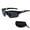 black-black, variant on BUCKLOS Polarized Sports Sunglasses for Men, TR90 Cycling Glasses UV400 Protection Coating, Anti Glare Cycling Glasses, Running Fishing Baseball Driving, Lightweight Baseball Eyewear