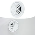 thumbnail image 4 of Adjustable Air Ventilation Cover Round Ducting Ceiling Wall Hole ABS Air Vent, 4 of 7