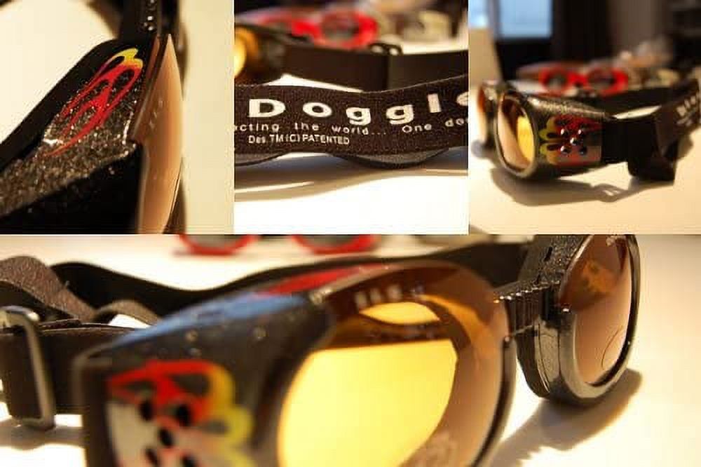 Doggles ILS Racing Flames Sunglasses for Dogs - image 5 of 7