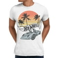 thumbnail image 2 of Hot Wheels Twin Mill Sunset Vintage Womens Graphic Short Sleeve T-Shirt (White, S-XXL), 2 of 4