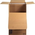 thumbnail image 4 of Tall Wardrobe Box 3 Pack, Tape-Free Design, 24-in x 24-in x 40-in, 4 of 6