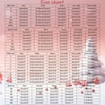 thumbnail image 3 of Family Christmas Pajamas Set Festival Santa Tree Graphic Print Long Sleeve Two Pieces Sleepwear Loungewear Pjs, 3 of 8