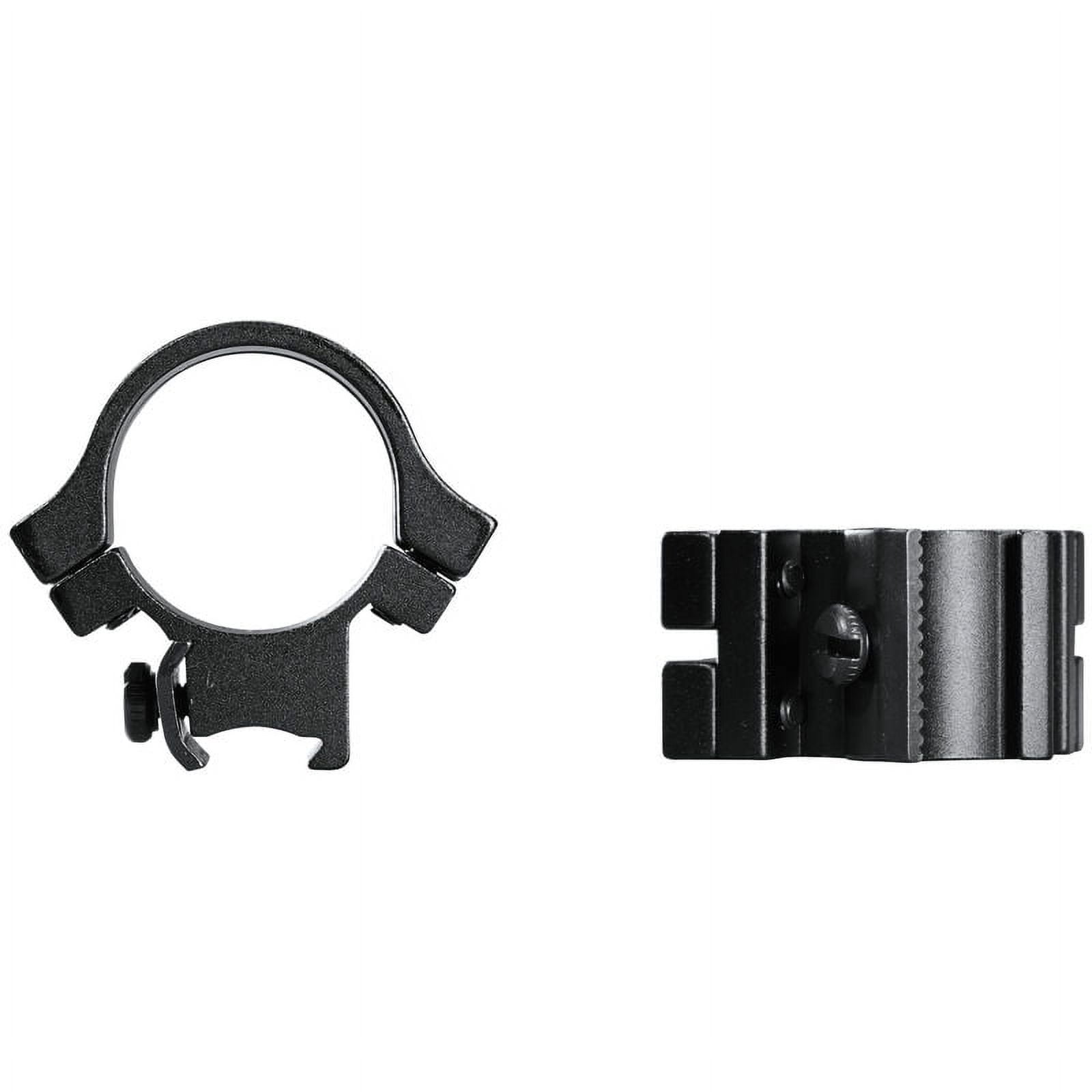 Weaver Quad-Lock 1 Medium Riflescope Rings (Black) 49074 B&H