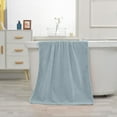 thumbnail image 2 of yulier Large Bath Towel for Bathroom, Solid Color Bath Towel, Super Soft Highly Absorbent Quick Dry Shower Towel, 27.5x55 Inches, Mint Green, 2 of 6