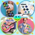 thumbnail image 4 of Stickers Kedikamodi 100 piezas impermeables de caritas felices de vinilo, 4 of 7