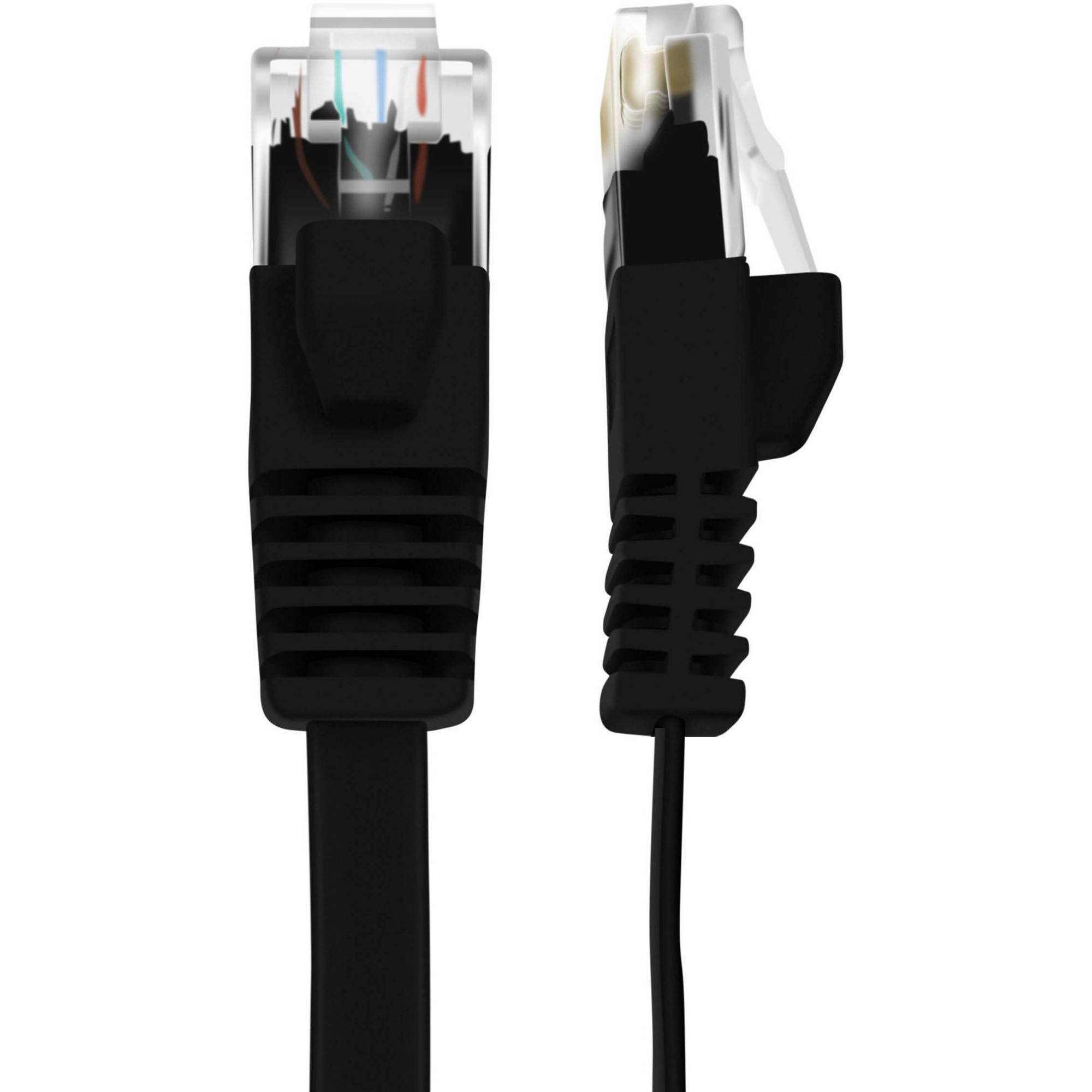 Snagless//Molded Boot 14 ft QualConnectTM Cat5e Red Ethernet Crossover Cable