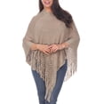thumbnail image 1 of White Mark Poncho en Tricot à Franges pour Femme, Taille Unique, 1 of 5