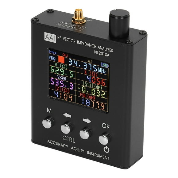 ANT SWR Antenna Tester, SMA-K Connector 2000mAH Battery Vector Impedance Analyzer High Accuracy for Measuring Reactance Standing S11