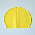 thumbnail image 4 of Gorro de natación de silicona impermeable Soidarity gris-plata para adultos y Deportes acuáticos, 4 of 6