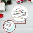 thumbnail image 2 of Christmas Ornaments, A Job Make Us Coworkers, Christmas Decorations Indoor, Circle Ceramic Ornament – 1Pcs, 2 of 6