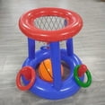 thumbnail image 1 of Swimming Pool Basketball Hoop Set - Inflatable Pool Basketball Hoop & Ring Game Set - Perfect for Competitive Water Play and Trick Shots_Perfect Gift, 1 of 5