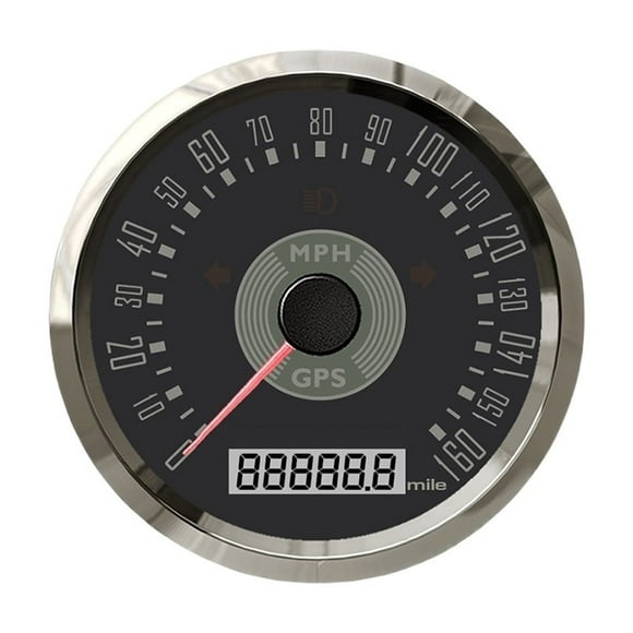 85mm Odometer Adjustable GPS Speedometer 0-160 Km/h 0-200 Km/h For Car Motorcycle 12V 24V With Red And Yellow Backlight ,High Precision