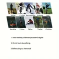 thumbnail image 2 of Waterproof Socks Breathable Outdoor Waterproof Hiking Wading Camping Winter Skiing Sock Riding Snow Warm Waterproof Socks, 2 of 5