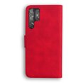 thumbnail image 5 of ELEHOLD Leather Wallet Case for Samsung Galaxy S22 Ultra,Butterfly Pattern with Card Slots Kickstand Magnetic Clasp Shockproof Protective Case for Women Girls,Red, 5 of 6