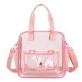 thumbnail image 3 of bravefron Clear Crossbody Bag Transparent Shoulder Bag Lightweight Concert Sports Event Stadium Approved Travel Crossbody Bag, 3 of 8