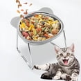 thumbnail image 5 of Ensemble de Bols Surélevés en Acier Inoxydable pour Chat et Chien avec Support en Métal pour Alimentation Surélevée - Plat Durable Intérieur Extérieur pour, 5 of 5