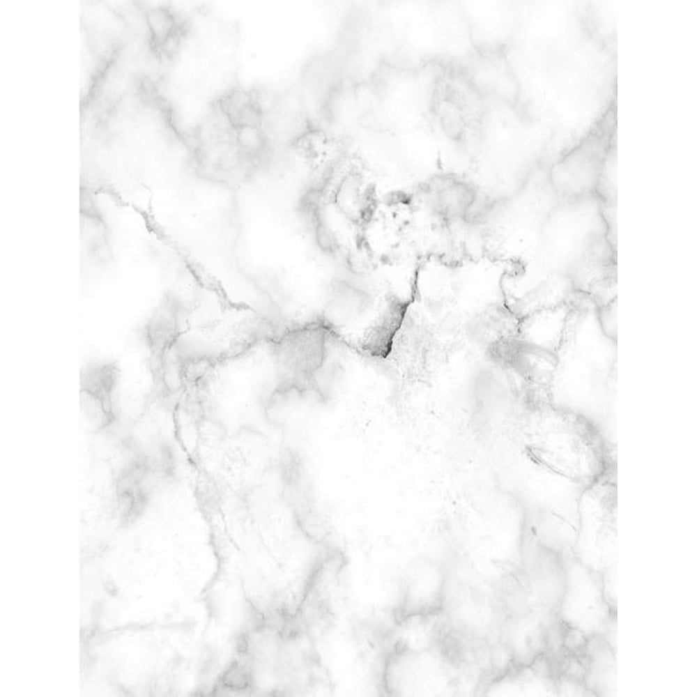 Stationery Marble Stationary Paper White Marble Design, Single Sided