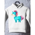 thumbnail image 3 of Blue Horse Hoodie Toddler -Image by Shutterstock,  5 Toddler, 3 of 4