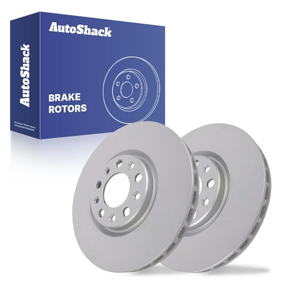 AutoShack Front Vented Coated Brake Rotors 2-PC Set Replacement for 2017-2022 Jeep Compass 2015-2023 Jeep Renegade 2016-2023 Fiat 500X ArmorStop 12.01" (305 mm)