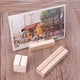 thumbnail image 2 of Soporte para tarjetas de madera rectangular para decoración de mesa de centro de boda, S Feliz Sencillez, 2 of 5