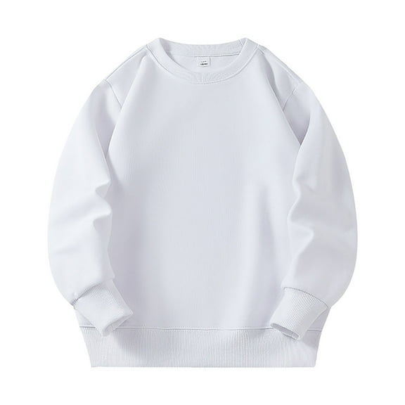kamemir Boys Sweatshirt(W-White,10-11 Years)