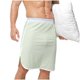 thumbnail image 4 of Mens Pantalones de Pijama Suave Color Sólido Suelto Casual Imperceptible Entrecruza Ropa de Dormir, Pantalones de Pijama para Hombre con Bolsillos Cuerdas Salón Cuerdas para el Hogar Y Al Aire Libre,, 4 of 5