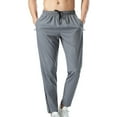 thumbnail image 6 of LOVZFMLL Men's Athletic Sweatpants, Summer Breathable Quick Dry Joggers Running Workout Gym Sports Pants Trousers for Men Dark Gray 5XL, 6 of 9