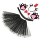 thumbnail image 3 of KAKOWELY 1 juego de diadema de animal, disfraz de gato con cola de gato, pajarita, falda de tutú, guantes para fiesta, 3 of 5