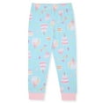 thumbnail image 3 of Sleep On It Infant & Toddler Girls 2-Piece Super Soft Jersey Snug-Fit Pajama Set with Matching Socks - Birthday , 18 Months, 3 of 5