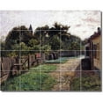 thumbnail image 1 of Ceramic Tile Mural-Theodore Steele Village Painting 112. 60" w x 48" h using (20) 12 x 12 ceramic tiles, 1 of 3