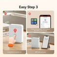 thumbnail image 4 of NIIMBOT Upgraded D110 Mini Portable Label Printer Inkless Labeler Sticker Bluetooth Rechargeable Thermal with Tape(White), 4 of 13