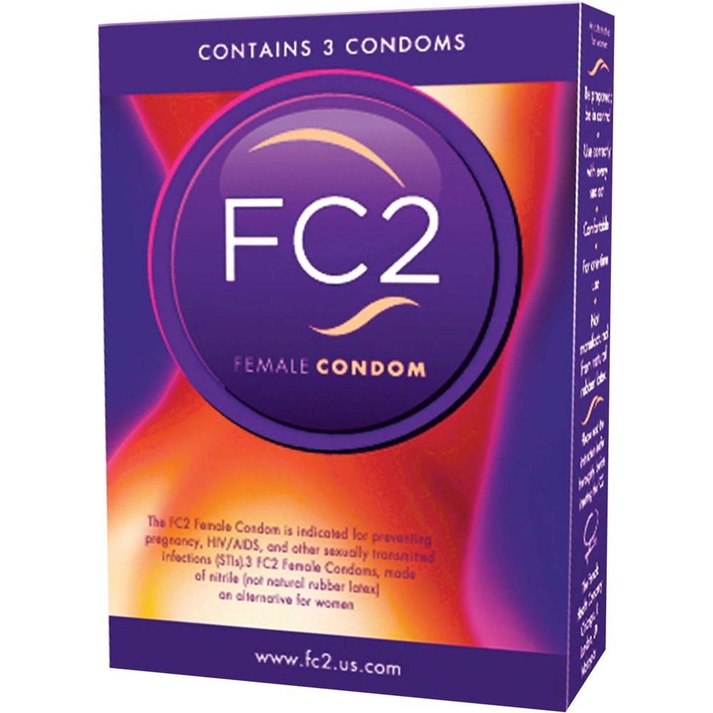 FC2 Female Condoms, 15 count