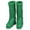 Green, variant on Doll Accessories, Dollhouse Miniature Scene Model Rubber Rain Boots Shoes Pretend Play Toy (Black)