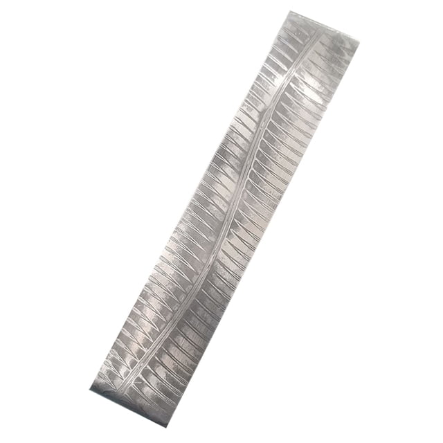 Cortador de acero con diseño de palanquilla de acero Damasco de 160 * 30 * 3mm, materiales Abanopi Palanquilla de acero