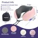 thumbnail image 2 of Almohada cervical de viaje napfun de espuma viscoelástica ajustable, rosa, 2 of 6