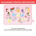 thumbnail image 2 of Parasol para coche con ventosas, para niños, con espacio para guardar juguetes y accesorios, modelo frutas y verduras, 70x50 cm, 2 of 6