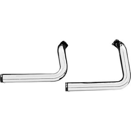 STAGGERED DUALS COMPLETE EXHAUST ( TIPS) FXDWG Dyna Wide Glide (Best Exhaust For Dyna Wide Glide)