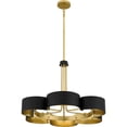 thumbnail image 4 of BSM5028MBK Quoizel Lighting Balsam - 6 Light Chandelier In Contemporary Style-20.5 Inches Tall and 28 Inches Wide-Matte Black Finish    -Traditional, 4 of 9
