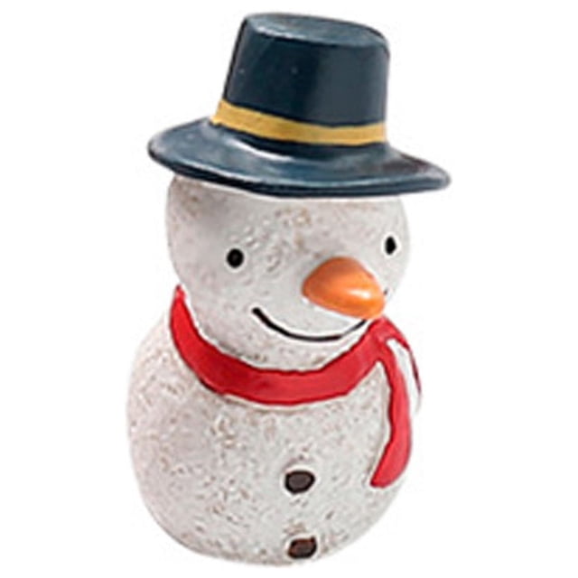 Artesanías de resina, pequeña decoración navideña, Papá Noel, muñeco de nieve, árbol de Navidad, regalo navideño