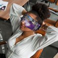 thumbnail image 6 of Yiaed Purple Marble Texture Print Sleep Mask Blackout - Soft Eye Cover for Sleeping with Adjustable Veclro Breathable Eye Blindfold for Night Nap Travel, 6 of 7