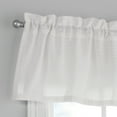thumbnail image 2 of Mainstays Waffle Weave Tiers and Valance, Set of 3, Arctic White, 56" W x 36" L, 2 of 5
