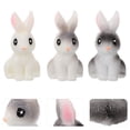 thumbnail image 4 of Modelos de conejo de resina de 30 piezas Pequeñas figuras de conejo de Pascua adornos de conejo, 4 of 5
