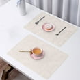 thumbnail image 5 of Gosuguu Double Sided PU Leather Placemat Heat Insulating Table Mat for Dining, 5 of 6