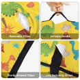 thumbnail image 6 of Yellow Dinosaurs Palms Pattern Teens Toddler Nap Mat with Pillow, Sleeping Mat Bag for Preschool Daycare 60"x20", 6 of 6