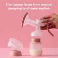 thumbnail image 2 of Extractor de leche manual Frida Mom 2 en 1 con colector de leche, 2 of 6